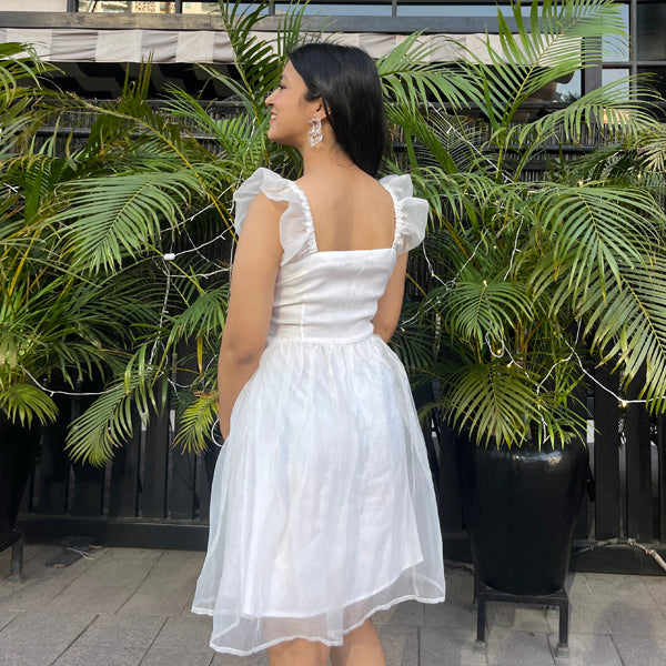 White Organza Dress