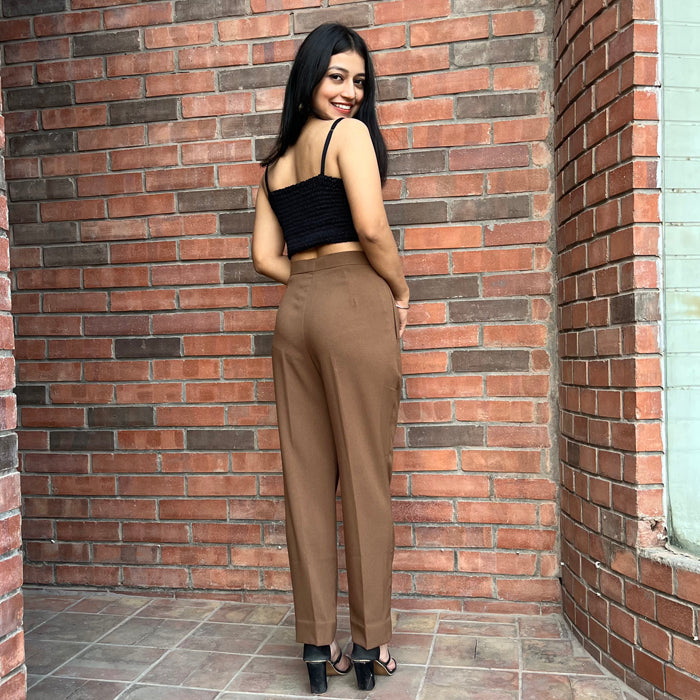 Brown Bomber Blazer Co-ord Set