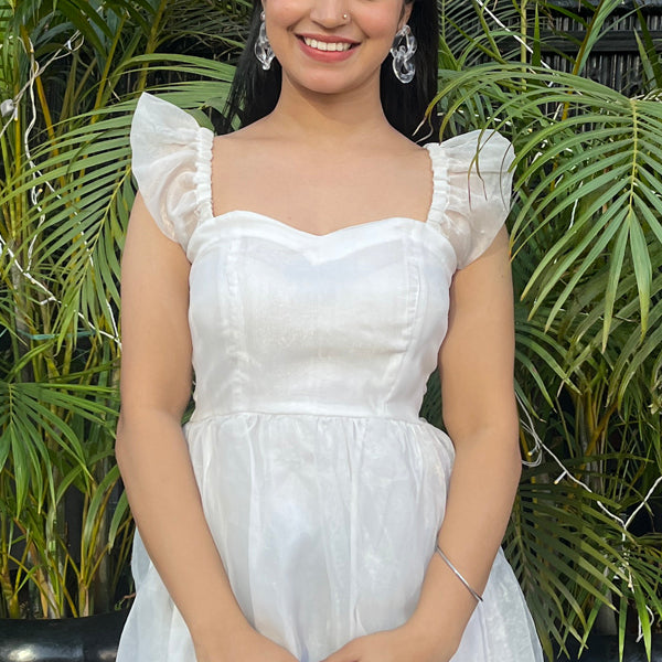 White Organza Dress