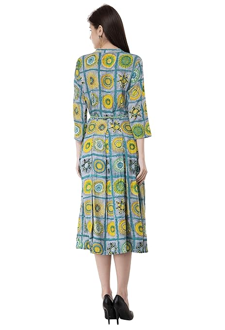 Box Pleated Printed Kurti