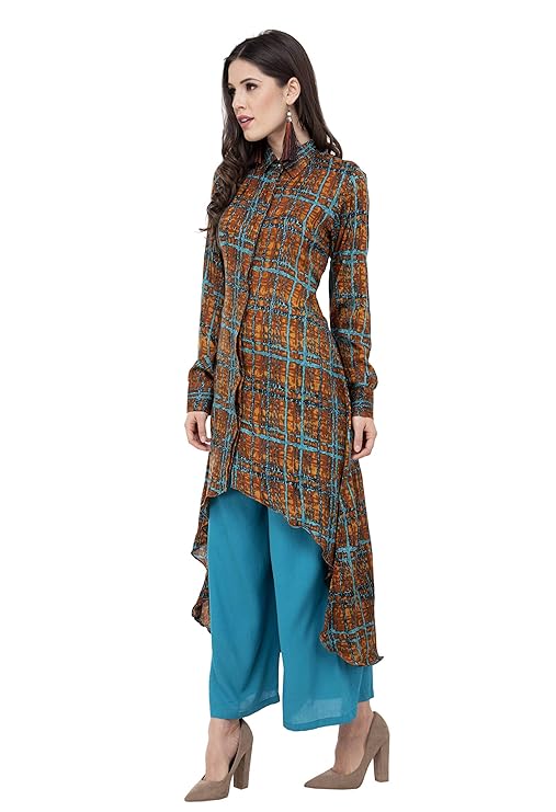 Printed Asymmetric Kurti