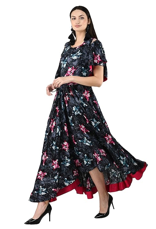 Floral Anarkali Style Kurti