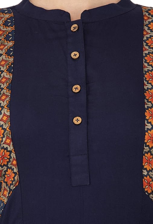 Navy Blue Anarkali Kurti